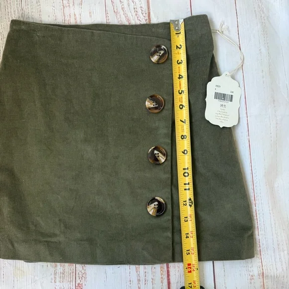 Altar’d‎ State “Addie” Corduroy Skirt – Green, Size M NWT - Picture 8 of 9
